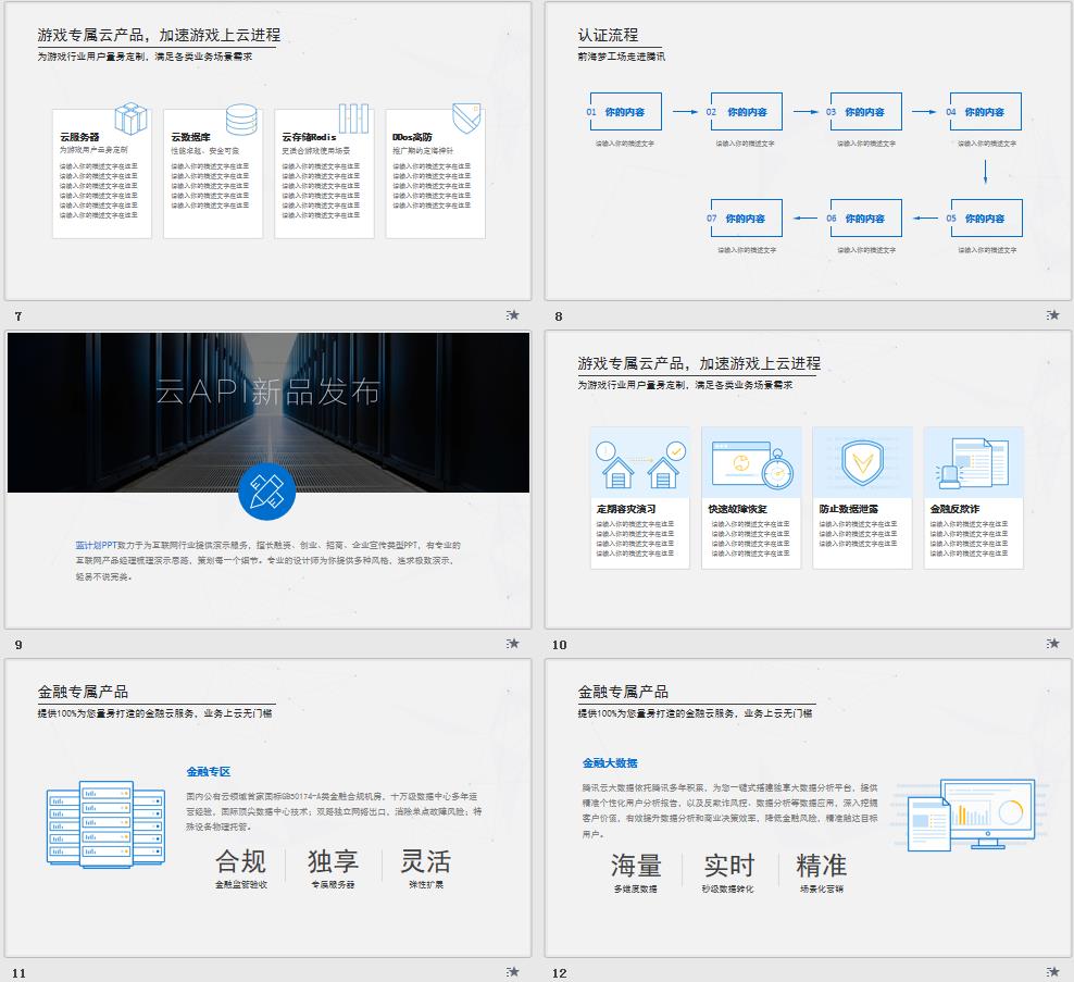 服务器科技产品介绍PPT