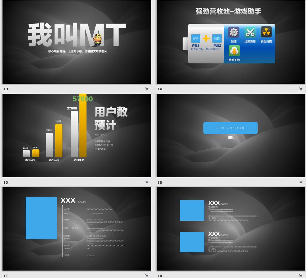 网络游戏创业计划书PPT